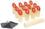 Carromco 07633 - Nummern Holzen XM, Kiefernholz