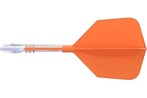 CUESOUL CUESUL Rost T19 Eje de dardo Integrado de Carbono y Vuelo de ala Grande, Conjunto de 3