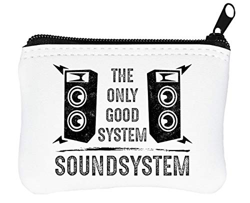 Preisvergleich Produktbild Only Good System is Soundsystem Reißverschluss-Geldbörse Brieftasche Geldbörse