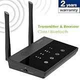 Largo Alcance: Utilizando la tecnología Bluetooth de Clase 1 y un diseño optimizado de antena, el Besign BE-RTX Pro puede alcanzar hasta 50m en visión directa al aire libre y hasta 20-30m en interiores. (Nota: el alcance del dispositivo receptor, así como los enrutadores Wi-Fi cercanos, las paredes sólidas, los adaptadores de TV inteligentes, etc., pueden afectar al rendimiento)