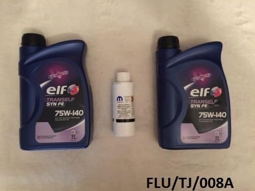 Mopar ELF Rear Differential Fluids SET Wrangler YJ, TJ & JK 1987-2015