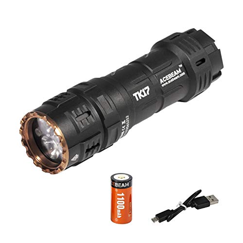 ACEBEAM TK17SAMSUNG Kompakte und exquisite EDC Taschenlampe, Samsung LH351D LED strahlt maximale Leistung von 2300 Lumen, CRI90+, ausgestattet mit 18350 USB-Akku