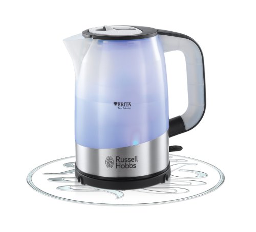 Russell Hobbs 18554-70 Purity Wasserkocher mit Brita Maxtra Filtertechnologie (gratis Filterkartusche,2200 Watt) leuchtet blau - 8