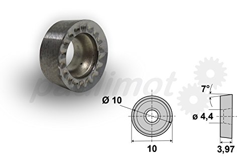 PAULIMOT Polierte Wendeschneidplatte Wendeplatte RCGT10T3MO-LHC-A