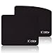 Produktbild iColor Schwarz 9 "x 7,5" Zoll Anti-Rutsch-Gummi-Basis Mauspad, Computer Spiel MausPads Optimale Performance für Spiele Kompatibel mit allen Maustypen, 2er-Set DEICMP-015