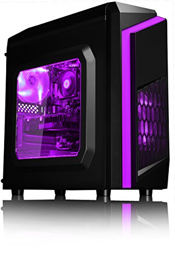 VIBOX Pyro GS650T-84 Komplett-PC Paket Gaming PC – 4,1GHz AMD FX 6-Core CPU, GTX 1050 Ti GPU, Super, Desktop Gamer Computer mit Spielgutschein, 22″ HD Monitor, Gamer Tastatur & Mouse, Windows 10, Grün Innenbeleuchtung, lebenslange Garantie* (3,5GHz (4,1GHz Turbo) Superschneller AMD FX 6300 Sechs 6-Core Prozessor CPU, Nvidia GeForce GTX 1050 Ti 4GB Grafikkarte GPU, 16GB DDR3 1600MHz RAM, 2TB (2000GB) SATA III 7200rpm Festplatte, 85+ Netzteil, CIT Storm Grün Gaming Geh§use, AM3+ Mainboard) - 3