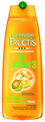 Preisvergleich Produktbild Garnier Fructis Oil Repair 3 Kräftigendes Shampoo, für trockenes, strapaziertes Haar - 250ml