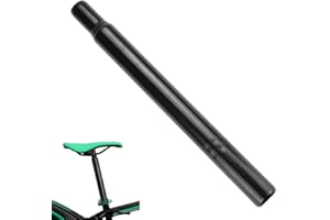 AFASOES Tija de sillín de bicicleta, 25,4/27,2/28,6/31,8 mm, vástago de sillín de hierro, vástago de sillín de bicicleta MTB, poste de sillín de bicicleta, tubo de sillín para bicicleta de carretera,