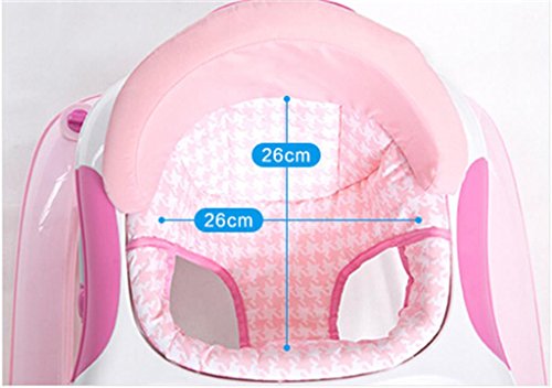 Baby Wanderer Kinderwagen Wagen 7-18 Monate Baby Prevent Prolongation Multifunktions Kind Faltbare Große Chassis Dritten Gang Anpassung Breathable Sicherheit ( farbe : Pink ) - 5