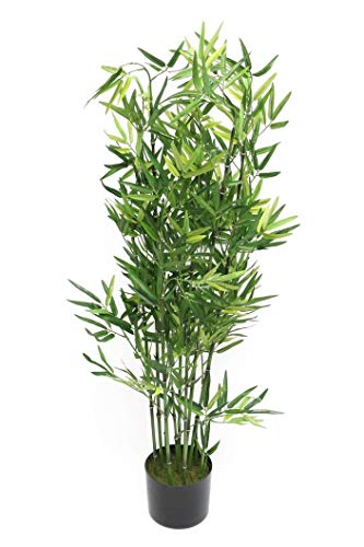 PFLANZE "BAMBUS" DEKO TOPFPFLANZE DEKOPFLANZE DEKOBLUME KUNSTPFLANZE KUNSTBLUME