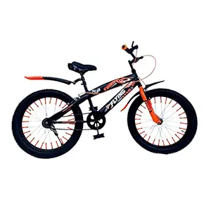 RAW BICYCLES 20T Sports BMX Unisex Single Speed Bike Bicycle/Cycle for Kids Boys and Girls Ideal for 7 to 10 Years 85% Assembled Tyres and Tube with Side Stand