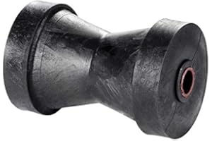 PARACHINISHOP Rullo Centrale D 80x130 MM Foro 15 MM Accessori Rullo Carrello Barca Nautica