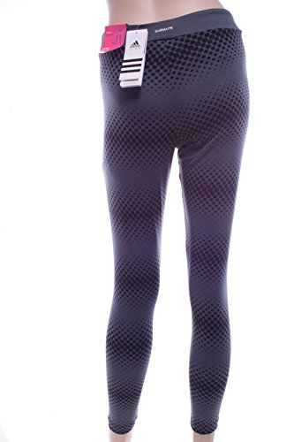 Ladies Adidas Performance Climalite Grey Spot Leggings Sports Trousers (Large)