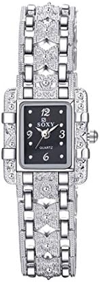 Fashion Luxury Wrist Dress Watch for Women Female Rhinestone Casual Quartz Watch