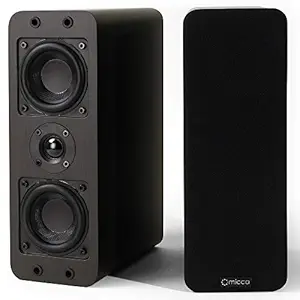 micca OoO Bookshelf Speaker (Dark Walnut)