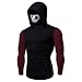 Produktbild 2018JYJM Weihnachten 3D Männer MenMask Schädel Spleißen Pullover Langarm Kapuzenpulli Tops Bluse Herren Maxi Offene Cardigan Strickjacke Asymmetrisch Strickmantel Mantel mit Tasche