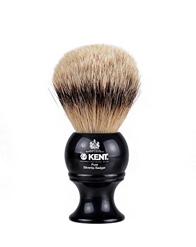 Kent Pure Badger Silver Tip Bristle Shaving Brush Medium
