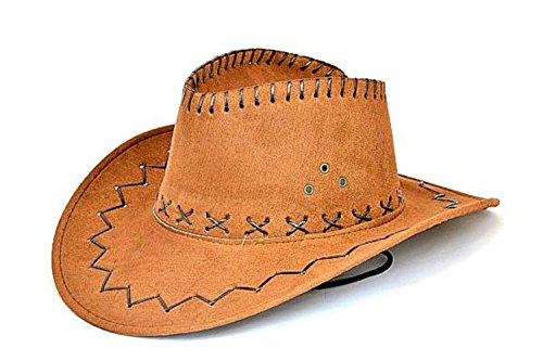 Preisvergleich Produktbild Frontline Hut Cowboyhut Westernhut Kunstleder Western (braun)