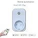 Produktbild Chang Wifi Smart Steckdose, Home Intelligente Steckdose Kompatibal mit Amazon Alexa/Google Home,mit Timing Funktion Für Haus und Büro Fernbedienen Ihre Geräte Zu Jeder Zeit,EU,4Pack