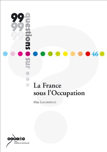 couverture de : La France sous l'Occupation