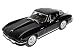 Produktbild Maisto Chevrolet Chevy Corvette C2 Stingray Coupe Schwarz 1962-1967 1/18 Modell Auto