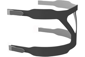 Huapa Sombrero Universal Para CPAP Máscaras 100% Interfaz De Tela Elástica De Nailon Cinturón Gris Correa De Diadema Máscara Para CPAP Mascarilla Nasal Máscara Facial Completa Accesorios