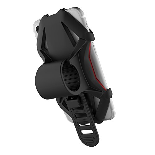 Fahrrad Handyhalter, GVDV universal Silikon Bike Fahrrad Handyhalterung Motorradhalter Fahrradlenker, Drehbar, Handy-Halterung fÃ¼r iPhone/Samsung/Blackberry/HTC/GPS