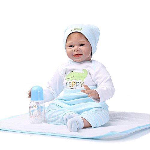 Fachel Reborn Baby Doll realistic baby dollsVinyl Silicone Babies 55cm 22inch Doll Newborn real baby doll Life Like Reborn Pacifier Doll
