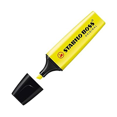 STABILO BOSS ORIGINAL - Lot de 10 surligneurs - Jaune