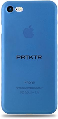 iPhone 7 Case [4.7 inch], PRTKTR® - Ultra Thin [Lightweight] Semi-Transparent [Blue Cover] Extended Camera Bumper Protection [Perfect Fit] Precise Cut-Outs