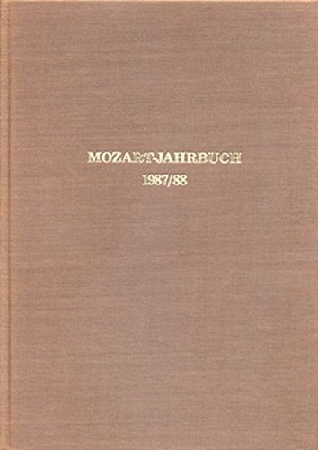 Free Mozart Jahrbuch 198788 Pdf Download Zavieralva - 