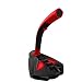 Produktbild myfei 360 drehbarem Mikrofon, 3,5 mm verstellbar Plug und Play Kondensator Mikrofon für Desktop/Laptop PC Mikrofon Schwarz / Rot schwarz/rot