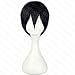 Produktbild COSPLAZA Perücke Tokyo Ghoul Ken Kaneki Free! Haruka Nanase kurz Schwarz Anime Cosplay Wig Karneval Party Haar
