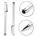 Produktbild subtel® Universal 2 in 1 Touchpen Stylus + Kugelschreiber für Smartphone, eRader, Tablet etc. Eingabestift Touchscreen (iPhone 4, 5, 6, 7 / Samsung Galaxy S3, S4, S5, S6, S7, S8 / Sony Xperia Z3, Z4 / Huawei P9, P10 etc.) silber