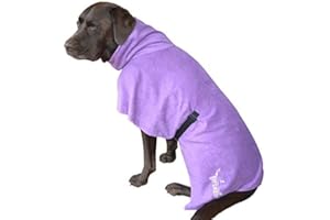 Arcadian Microfibre Dog Robe. Quick-Drying and Super-Absorbent. Easy To Use, Comfortable, Adjustable Straps.