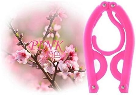 Travel Outdoor Camping Portable Folding Plastic Clothing Coat Hangers