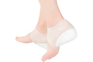 SUPVOX Silicone Increased Insoles Heel Protector Gel Cushion Heel Spur Raise Heel Cushion Heel Sock Foot Care for Women Men 1 Pair (2 cm) 5YCH5P4531H17NRJOF0M8 4cm White 1.00
