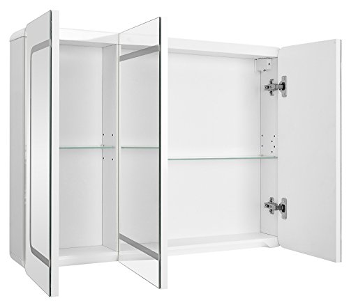 Spiegelschrank MAJA inkl. LED, hochglanz weiß - 2