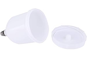 FILFEEL Compras Locas ?????? ?? ??????? Bote de la taza del pulverizador, bote de pistola de pulverización de 600 ml Vaso de pintura plástica de alimentación por gravedad para D-evilbiss GTI/T-EKNA Pro Pri F