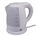Produktbild #0618 Kompakter, kabelloser Camping Wasserkocher 1 Liter Weiß nur 1000W • Tee Kessel Wasserkessel Elektrisch Kocher Küche Outdoor 1L