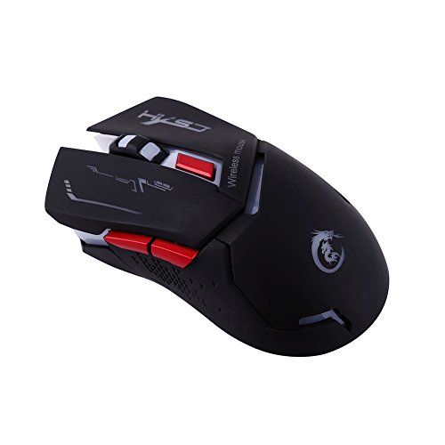 VGEBY Wireless Gaming Maus 2400DPI USB Schnurlos Maus Wiederaufladbare Optische Spiel Mäuse Für Pro Gamer - 2