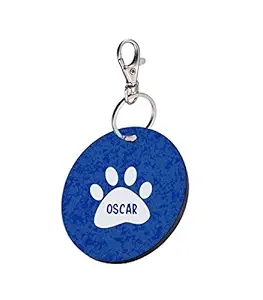 Sky Trends Round Shape Collar Locket/Pendant for Dogs & Puppy -973, Multicolour, Medium, 1 Count - Oscar