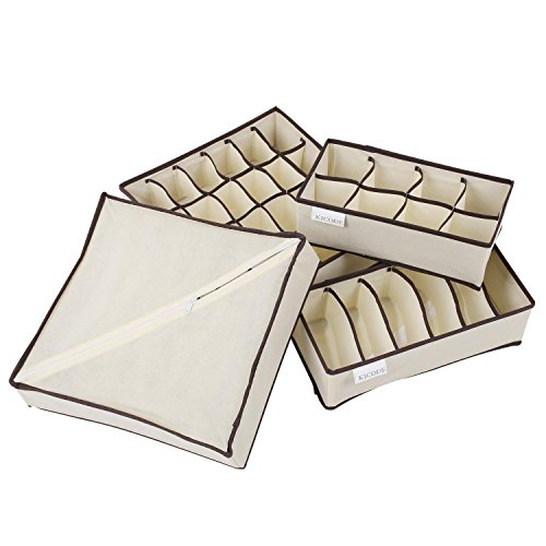 BH Unterwäsche Socken Krawatten Dessous Aufbewahrungsbox Organizer Schrank Schubladen 4 Stück