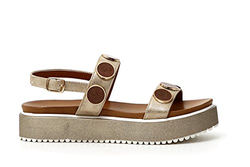 Preisvergleich Produktbild CAFèNOIR KGH908 Sandalen Herren Platinum 37