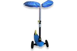 Scooterearz Blue | Children's Scooter Hand Warmers | Kids Scooter Accessories | Waterproof, Fleece-Lined Handlebar Mitts | Keep Little Hands Warm While Scooting