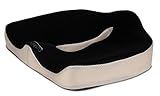BEST OFFICE CHAIR CUSHION for Sciatica, Lower Back, & Coccyx Pain Relief, Deluxe Ergonomic Memory Foam Orthopedic Seat Cushions for Tailbone Comfort in Auto, Wheelchair, Plane & More!