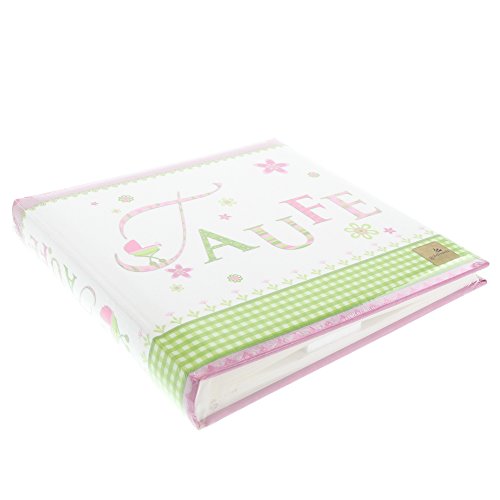 Goldbuch Taufalbum Lovely rosa, 25×25 cm, 60 Seiten mit Pergamin, Leinen bedruckt, 24185 - 5