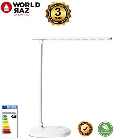 Flexo Study of 7 W Three Levels of Brightness Works Without Cables 6 Hours. flexos LED Desktop World Pointe. Lamp Adjustable and Rechargeable with 3 years of Garantia Premium Quality