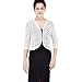 Women casual white sheer shrug RS.490.00