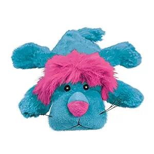 Kong Cozie Lion Squeaks Plush Dog Toys (Medium) (Color May Vary) with Free Key Chain